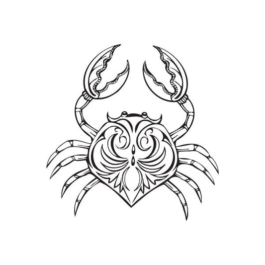 Image of Cancer Fancy Crab Decal