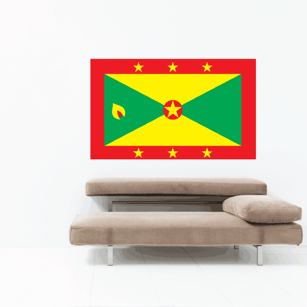 Image of Granada Flag Sticker