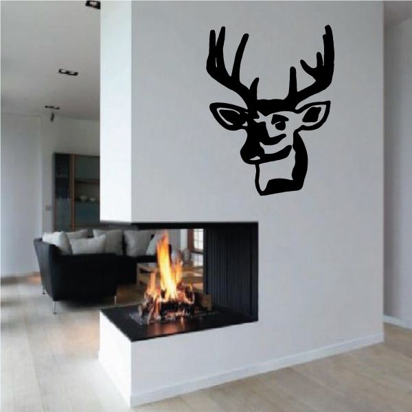 Image of Great Stag Head Decal