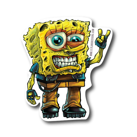 Grunge Bob Vinyl Sticker