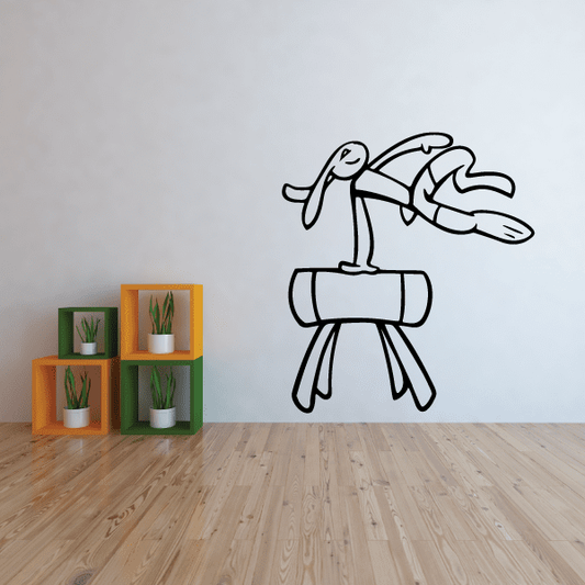 Image of Gymnastics Wall Decal - Vinyl Decal - Car Decal - CDS001