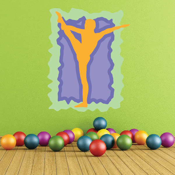 Image of Gymnastics Wall Decal - Vinyl Sticker - Car Sticker - Die Cut Sticker - CDSCOLOR007