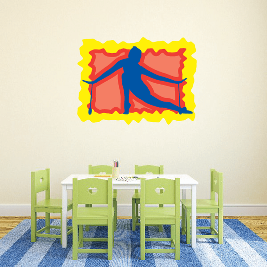 Image of Gymnastics Wall Decal - Vinyl Sticker - Car Sticker - Die Cut Sticker - CDSCOLOR012