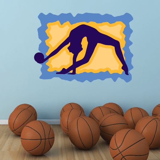 Image of Gymnastics Wall Decal - Vinyl Sticker - Car Sticker - Die Cut Sticker - CDSCOLOR016
