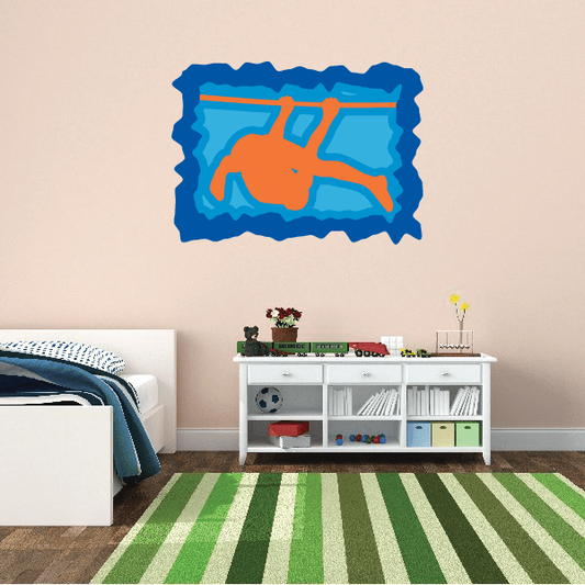 Image of Gymnastics Wall Decal - Vinyl Sticker - Car Sticker - Die Cut Sticker - CDSCOLOR019
