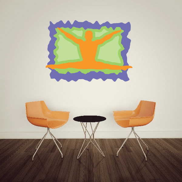 Image of Gymnastics Wall Decal - Vinyl Sticker - Car Sticker - Die Cut Sticker - CDSCOLOR026