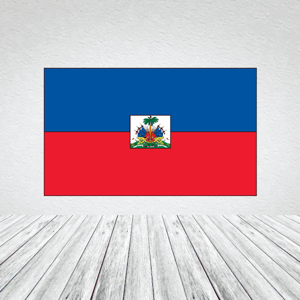 Image of Haiti Flag Sticker 02