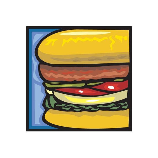Image of Hamburger Sticker