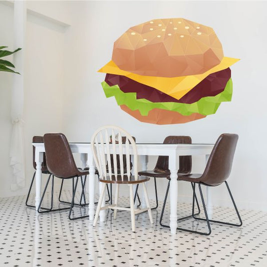 Image of Hamburger Wall Decal - Vinyl Decal - Car Decal - Idcolor013