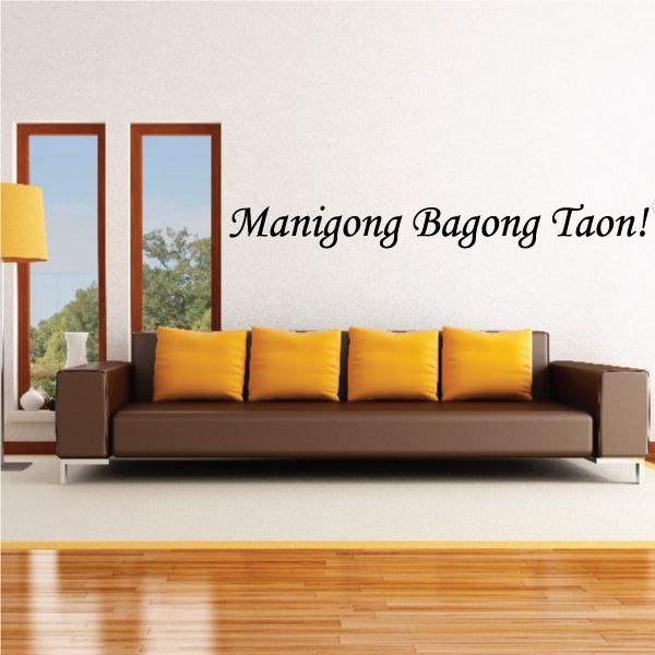 Image of Happy New Year Tagalog Manigong Bagong Taon Decal