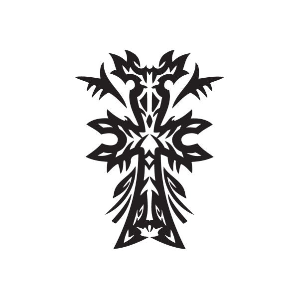 Image of Haunted Cross Decal