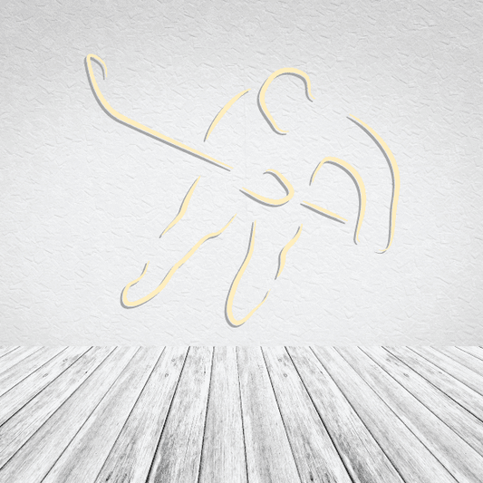 Image of Hockey Player Wall Decal - Vinyl Sticker - Car Sticker - Die Cut Sticker - CDSCOLOR008