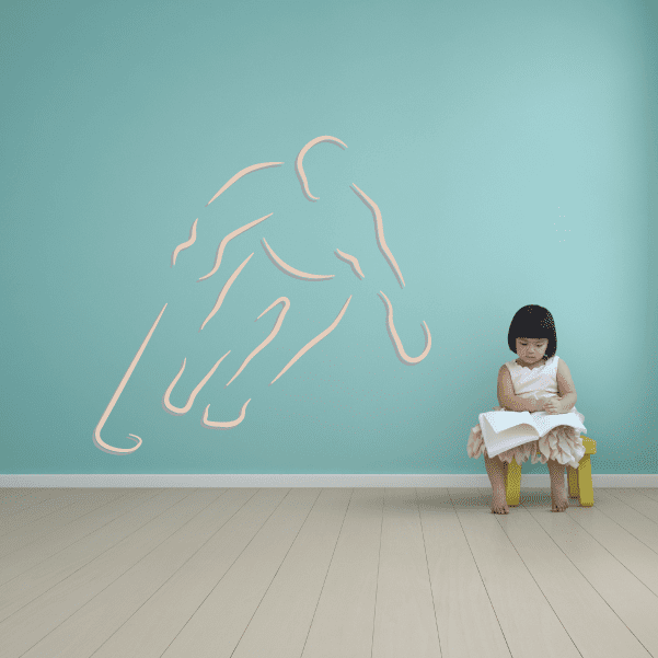 Image of Hockey Player Wall Decal - Vinyl Sticker - Car Sticker - Die Cut Sticker - CDSCOLOR010