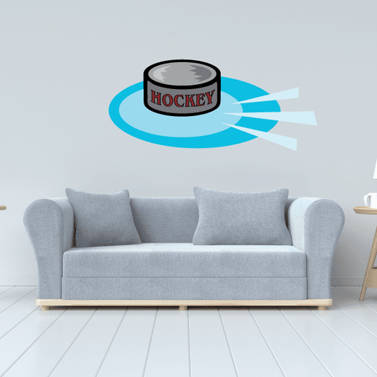 Image of Hockey Player Wall Decal - Vinyl Sticker - Car Sticker - Die Cut Sticker - CDSCOLOR179