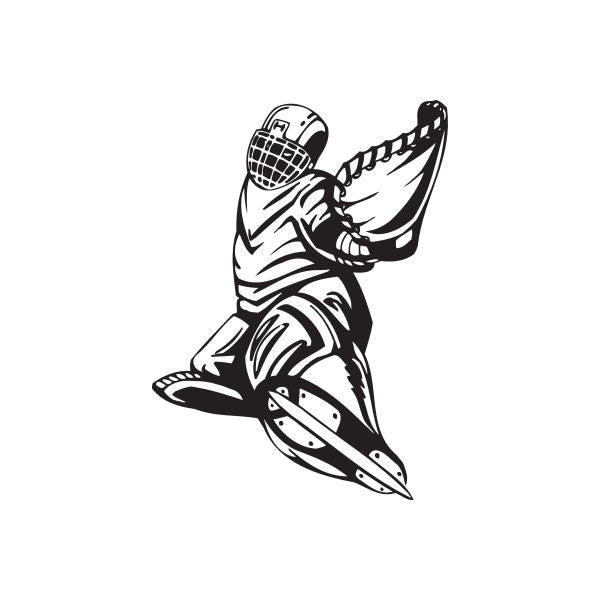 Image of Hockey Wall Decal - Vinyl Decal - Car Decal - DC 001