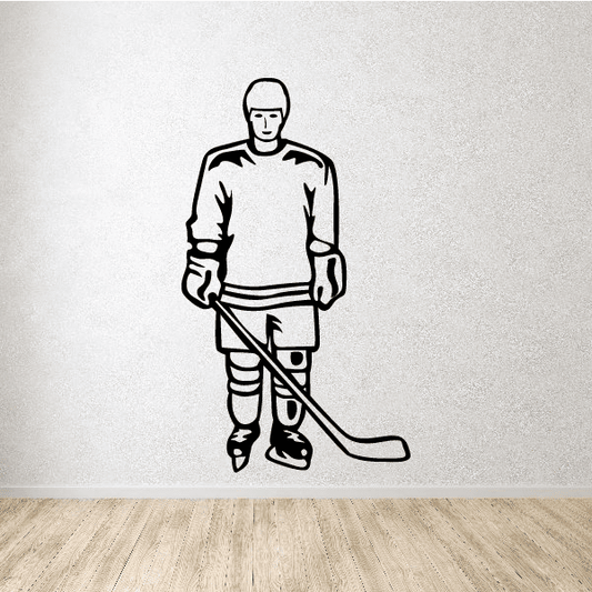 Image of Hockey Wall Decal - Vinyl Decal - Car Decal - SM005