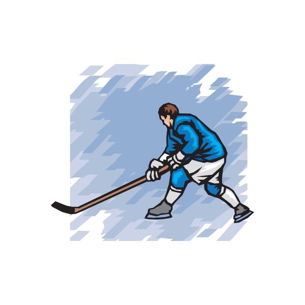 Image of Hockey Wall Decal - Vinyl Sticker - Car Sticker - Die Cut Sticker - DC 005