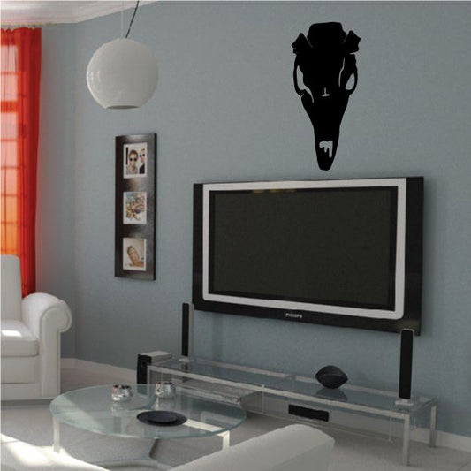 Image of Hollow Elk Skull Decal