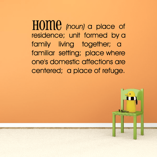 Image of Home Definition Wall Decal