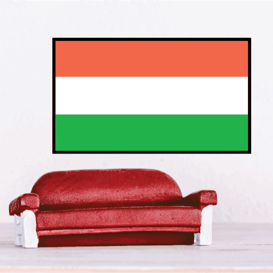 Image of Hongrie Flag Sticker