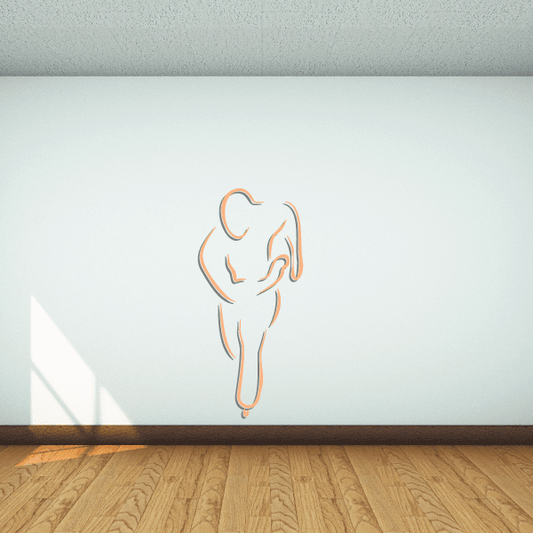 Image of Ice Skating Wall Decal - Vinyl Sticker - Car Sticker - Die Cut Sticker - CDScolor0019