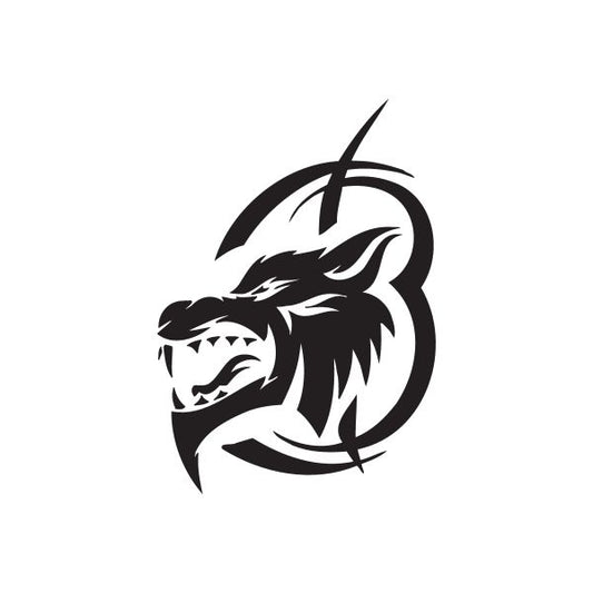 Image of Insidious Style Wolf Head Decal