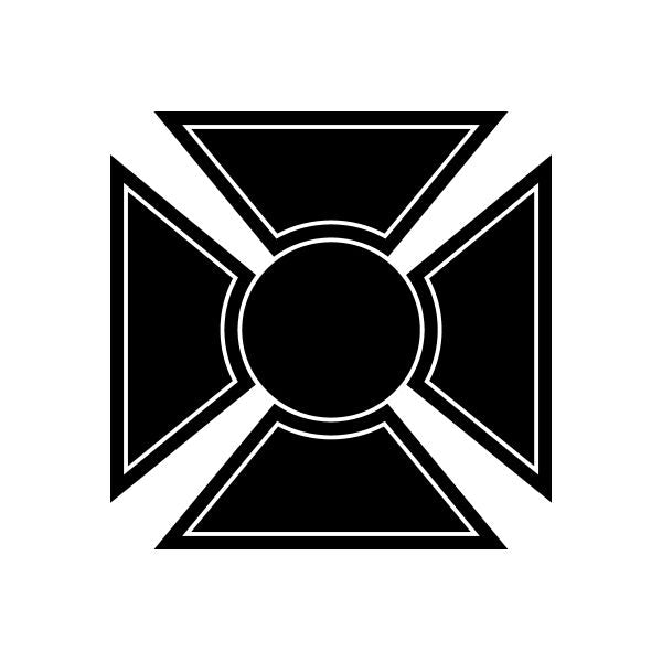 Image of Iron Cross Metal Decal