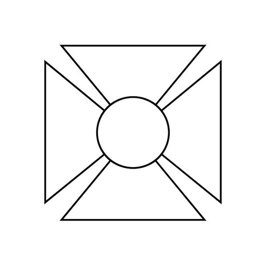 Image of Iron Cross outline Decal