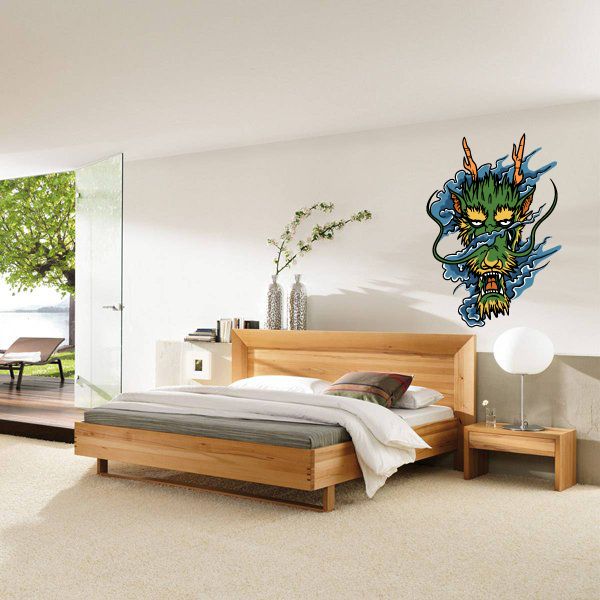 Image of Japanese Dragon Wall Decal - Vinyl Car Sticker - Uscolor001