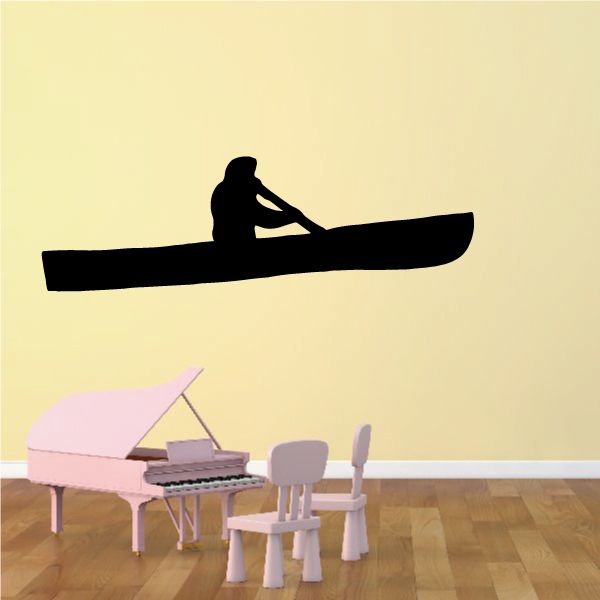 Image of Kayak Wall Decal - Vinyl Decal - Car Decal - 004