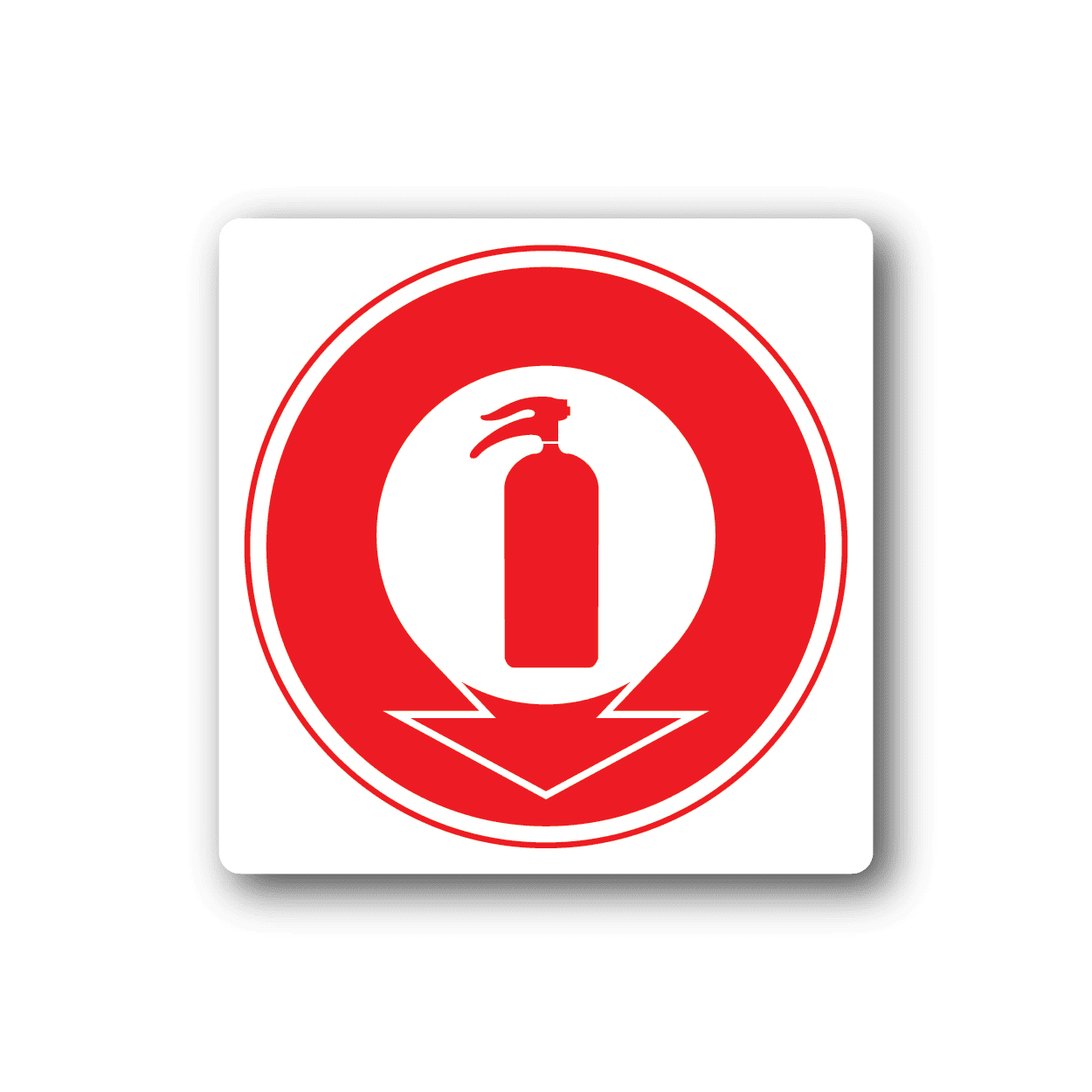 Image of Know Your Fire Extinguisher Color Code Sticker