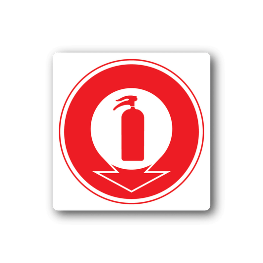 Image of Know Your Fire Extinguisher Color Code Sticker