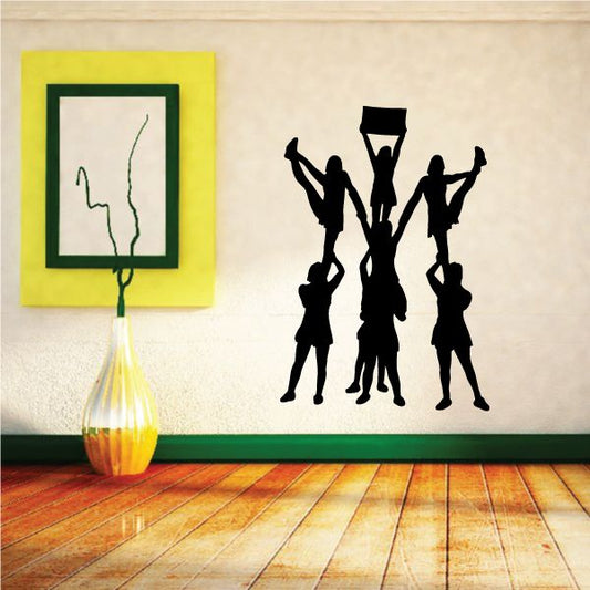 Image of Lets Go Cheerleading Decal