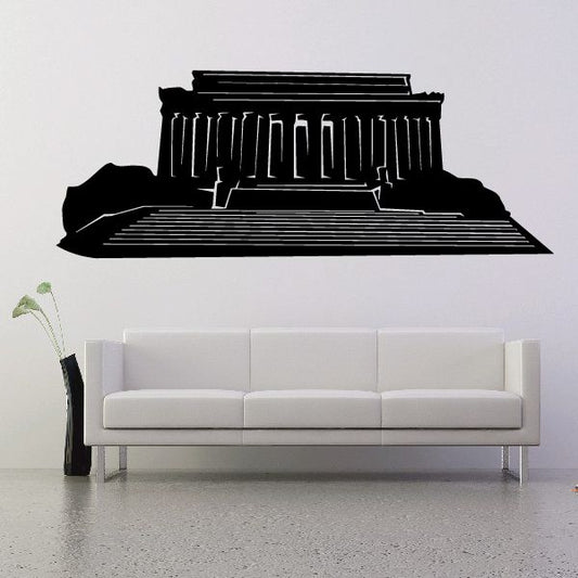 Image of Lincoln Memorial Decal
