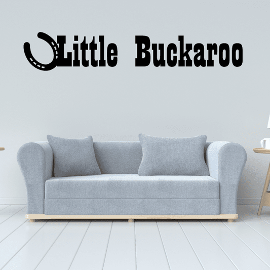 Image of Little Buckaroo Horseshoe Wall Decal