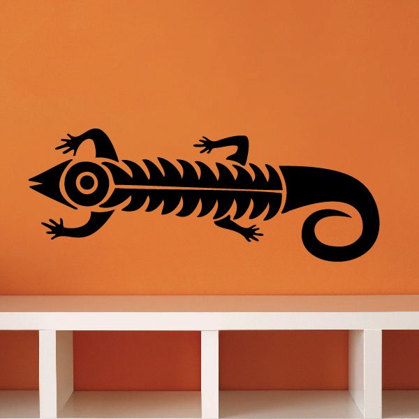 Image of Lizard Tribal Vehicle Pinstripe Wall Decal - Vinyl Decal - Car Decal - MC86