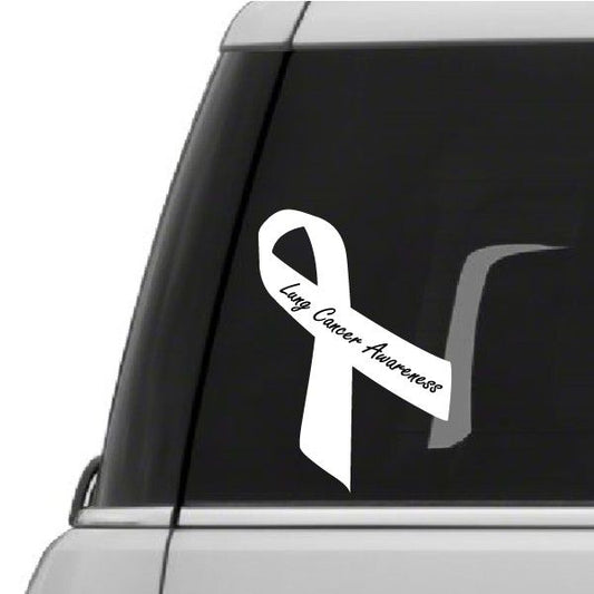 Custom vinyl stickers and wall decals for cars. Support cancer awareness with awareness ribbon designs. Add personal style and meaning.