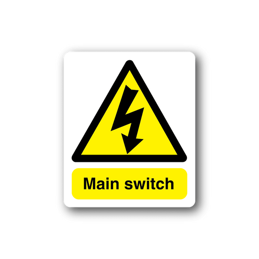 Image of Main Switch Sticker