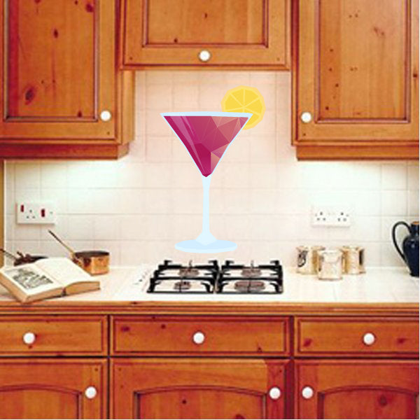 Image of Martini Wall Decal - Vinyl Decal - Car Decal - Idcolor020