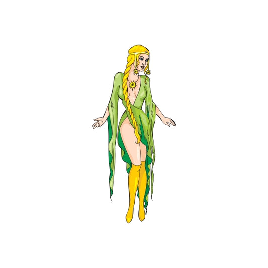 Image of Medieval Damsel Sticker