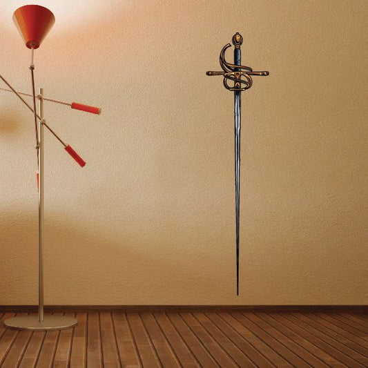 Image of Medieval Rapier Sword Sticker