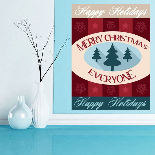 Image of Merry Christmas Everyone Sticker