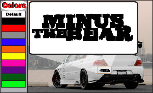 Image of Minus The Bear Decal