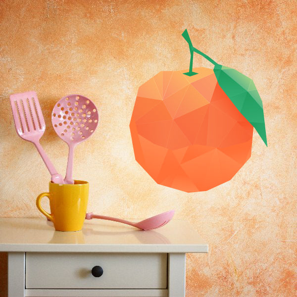 Image of Orange Wall Decal - Vinyl Decal - Car Decal - Idcolor015