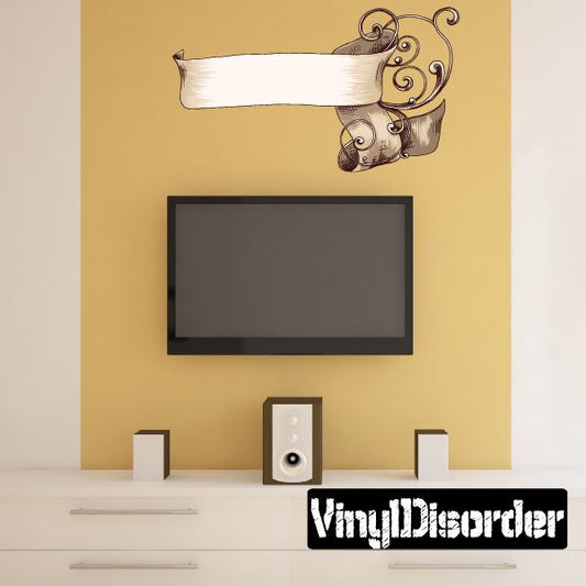 Image of Beautiful Side Ornate Scroll Decal