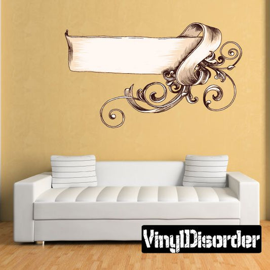 Image of Baroque Scroll Decal