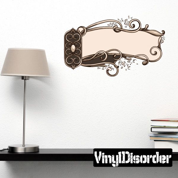 Image of Arc Ornate Scroll Decal
