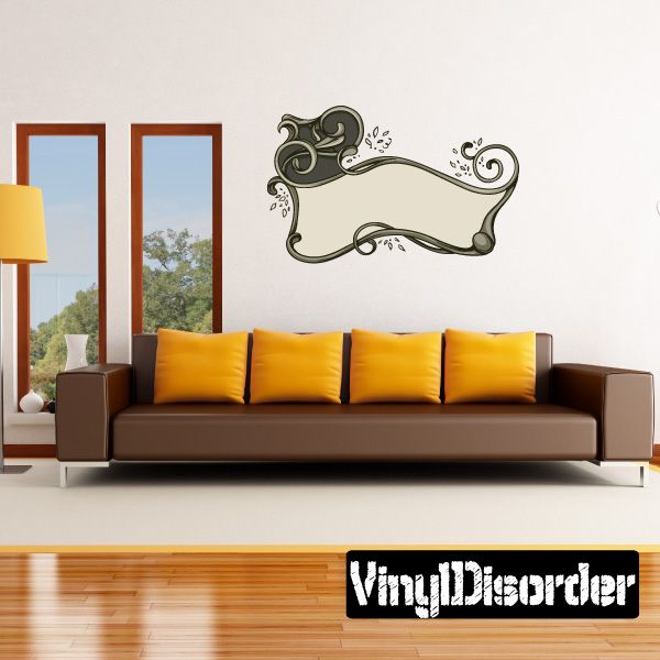 Image of Charming Scroll Decal