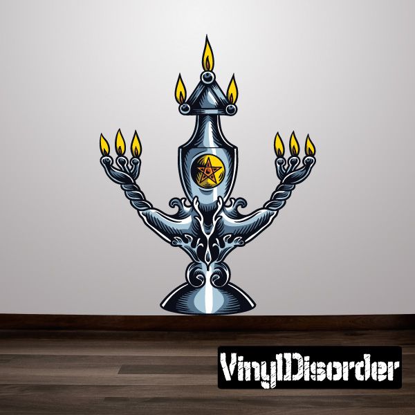 Image of Pantagram Altar Printed Decal