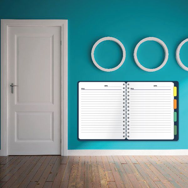 Image of Paper Notebook Book Wall Decal - Vinyl Decal - Car Decal - Idcolor005